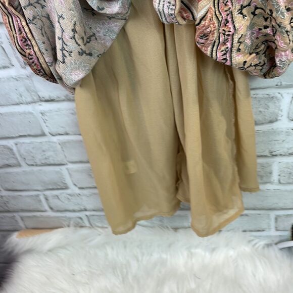 Lucky Brand Size XS Maxi Dress Boho Floral Print - Picture 6 of 11